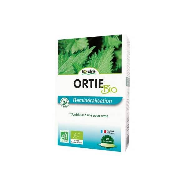 Ortie Bio 20 ampoules - Biotechnie - Extraits de plantes en ampoules  - 1