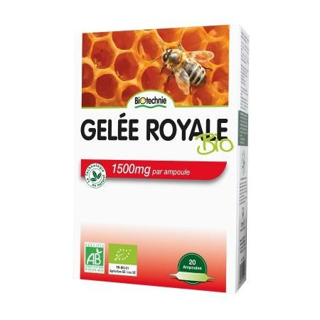 Gelée Royale Bio 20 ampoules - Biotechnie - Produits de la Ruche - 1