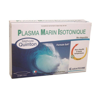 Plasma Marin Isotonique 20 ampoules de 10 ml - Biotechnie - Plasma de Quinton et Marin - 1