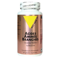 Acides aminés branchés Vitall+ 90 gélules - Acides aminés - 1