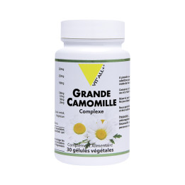 Grande Camomille Complexe 30 gélules végétales - Vitall+ - Extraits de plantes standardisés (EPS) + - 1