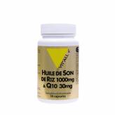 Huile de son de riz 1000mg et Q10 30mg 30 capsules - Vit'all+ - Cholestérol - Cardiovasculaire - 1-Huile de son de riz 1000mg et Q10 30mg 30 capsules - Vit'all+