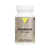 Béta-Carotène 100% végétale 100 gélules - Vitall+ - Complément alimentaire - 1