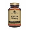 Biotin 1000 mcg 50 gélules végétales - Solgar - 1 - Herboristerie du Valmont-Biotin 1000 mcg 50 gélules végétales - Solgar