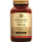 Folacin 400 µg (Acide folique - Vitamine B9) 250 comprimés - Solgar - 1 - Herboristerie du Valmont