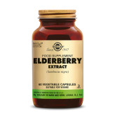 Sureau Noir Extrait Standardisé (Elderberry) 60 gélules végétales - Solgar - Plantes en gélules - Extraits (EPS) - 1-Sureau Noir Extrait Standardisé (Elderberry) 60 gélules végétales - Solgar