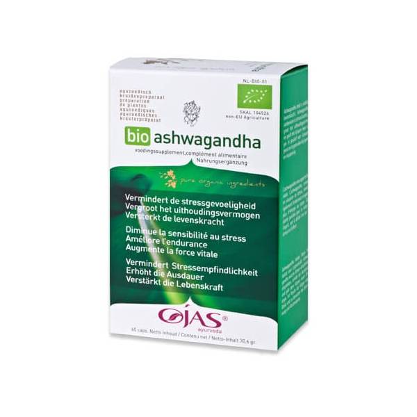 Ashwagandha (Withania somnifera) BIO 60 capsules - Ojas - Gélules de plantes - 1