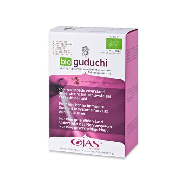 Guduchi (Tinospora cordifolia) BIO 60 capsules - Ojas - Gélules de plantes - 1