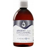 Argent Colloïdal 5 ppm - Vertus Antiseptiques - 500 ml- Catalyons - Oligoéléments - 1