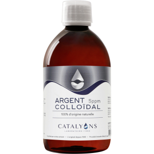 Argent Colloïdal 5 ppm - Vertus Antiseptiques - 500 ml- Catalyons - 1 - Herboristerie du Valmont Argent Colloïdal 5 ppm - Vertus Antiseptiques - 500 ml- Catalyons - 1 - Herboristerie du Valmont