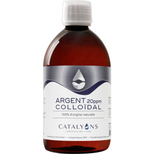 Argent Colloïdal 20 ppm - Vertus Antiseptiques - 500 ml - Catalyons - 1 - Herboristerie du Valmont Argent Colloïdal 20 ppm - Vertus Antiseptiques - 500 ml - Catalyons - 1 - Herboristerie du Valmont