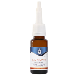 Eau ciliaire Cuivre ionisé Flacon compte-gouttes 20 ml - Catalyons - 1 - Herboristerie du Valmont Eau ciliaire Cuivre ionisé Flacon compte-gouttes 20 ml - Catalyons - 1 - Herboristerie du Valmont