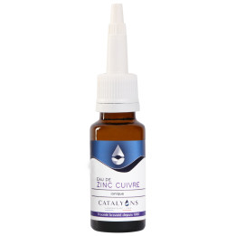 Eau de Zinc - Cuivre Flacon compte-gouttes de 20 ml - Catalyons - Vision - Yeux - 1