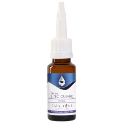 Eau de Zinc - Cuivre Flacon compte-gouttes de 20 ml - Catalyons - Vision - Yeux - 1