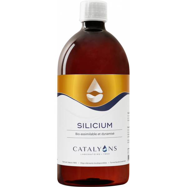 Silicium oligo-élément naturel ionisé 1000 ml - Catalyons - Oligoéléments - 1
