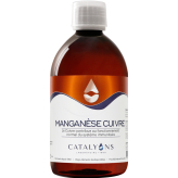 Manganèse - Cuivre oligo-élément ionisé 500 ml - Catalyons - Oligoéléments - 1-Mangan - Kupfer ionisiertes Spurenelement 500 ml - Catalyons