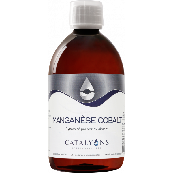Manganèse - Cobalt oligo-élément ionisé 500 ml - Catalyons - Oligoéléments - 1