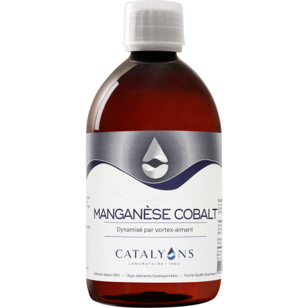 Mangaan - Kobalt geïoniseerd sporenelement 500 ml - Catalyons - Sporenelementen - 1