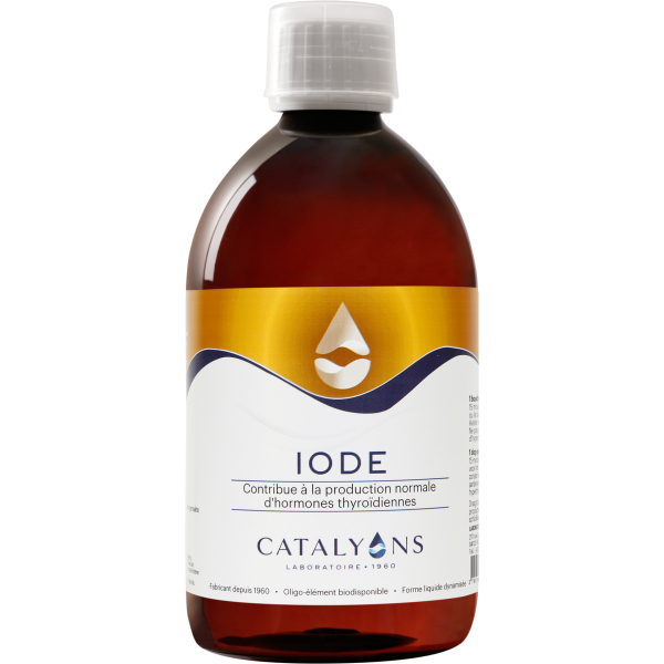 Geïoniseerd jodium sporenelement 500 ml - Catalyons - Sporenelementen - 1