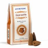 Encens en cône - Palo Santo 10 cônes - Ayurvedic - Encens, Résines Traditionnelles & Fumigation - 1-Encens en cône - Palo Santo 10 cônes - Ayurvedic