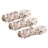 Bâton de fumigation - Sauge blanche (Salvia apiana) +/- 30 gr - Pack 3 pièces - Encens, Résines Traditionnelles & Fumigation - 1-Smudge stick - Witte salie (Salvia apiana) +/- 30 gr - Verpakking van 3 stuks