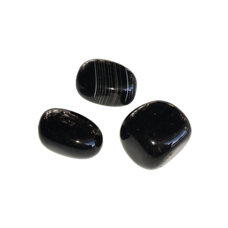 Pierre roulée - Onyx - Lithothérapie - Lithothérapie - Pierres de Santé - Bijoux - 1