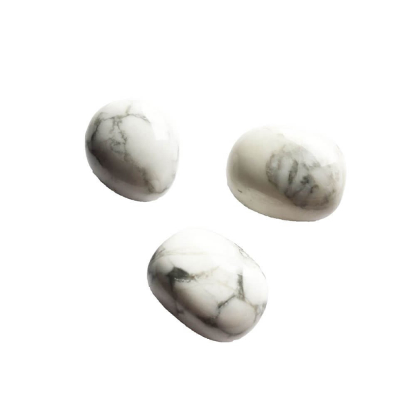 Pierre roulée - Howlite - Lithothérapie - Lithothérapie - Pierres de Santé - Bijoux - 1