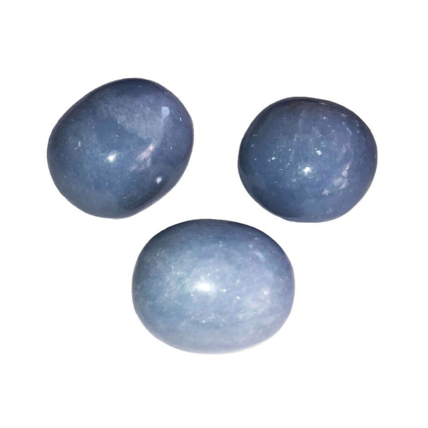 Pierre roulée - Angélite - Lithothérapie - Lithothérapie - Pierres de Santé - Bijoux - 1