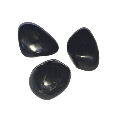 Pierre roulée - Shungite - Lithothérapie - Lithothérapie - Pierres de Santé - Bijoux - 1
