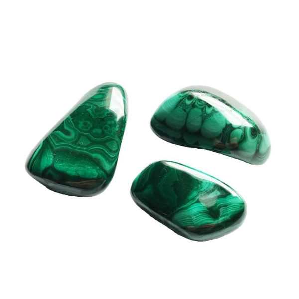 Pierre roulée 1 pce  - Malachite - Lithothérapie - Lithothérapie - Pierres de Santé - Bijoux - 1