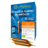 Complexe Detox BIO 40 ampoules - Oxyphyteau - Extraits de plantes en ampoules  - 1