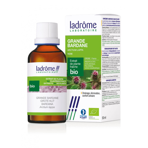 Teinture-mère Grande bardane Bio - Arctium lappa 50 ml - Ladrôme