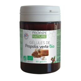 Propolis Verte Bio 60 gélules - Propos' Nature - Produits de la Ruche - 1