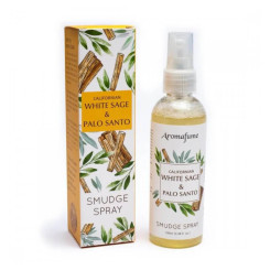 Parfum d'ambiance - Sauge blanche et Palo Santo - Natural Mist spray 100 ml - Aromafume - Encens, Résines Traditionnelles & Fumi