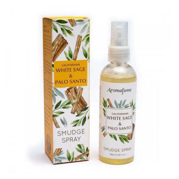  Spray d'ambiance - Sauge blanche et Palo Santo - Natural Mist 100 ml - Aromafume - Encens, Résines Traditionnelles & Fumigation
