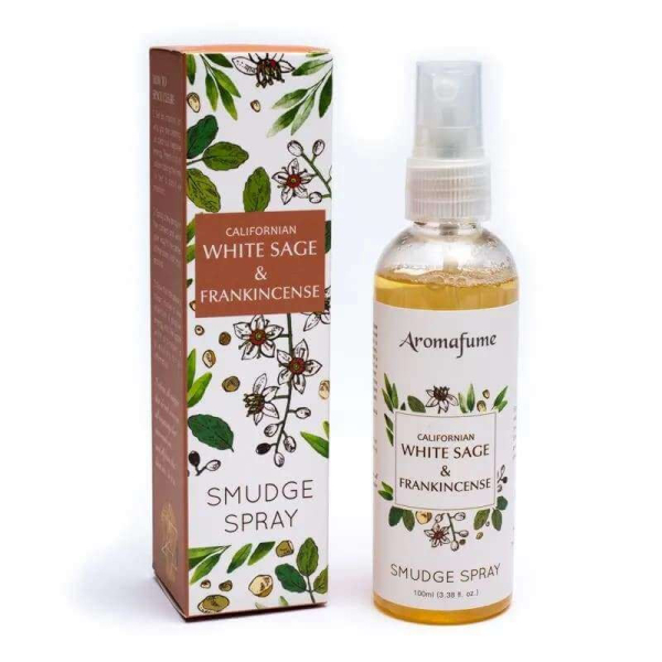 Spray d'ambiance - Sauge blanche et Frankincense - Natural Mist 100 ml - Aromafume - Encens, Résines Traditionnelles & Fumigatio