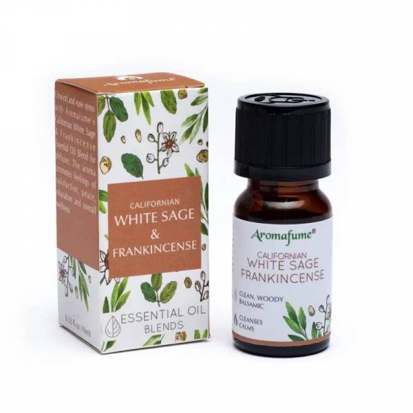 Huile parfumée - Sauge blanche et Frankincense 10 ml - Aromafume - Encens, Résines Traditionnelles & Fumigation - 1