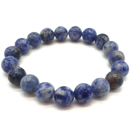 Bracelet Sodalite - 8 mm - Lithothérapie - Lithothérapie - Pierres de Santé - Bijoux - 1