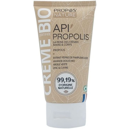 Bio Crème Réparatrice à la Propolis 100 ml - Propos'Nature - Soins dermatologiques pour peaux sensibles et à problèmes - 1