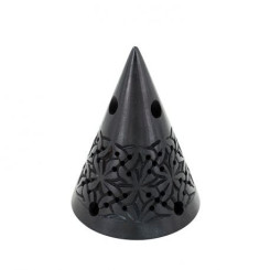Diffuseur en pierre noire - Modèle Ikône - Aromandise - Encens, Résines Traditionnelles & Fumigation - 2