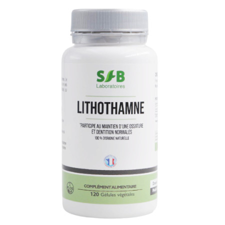 Lithothamne 120 gélules - SFB - Equilibre acido-basique - 1
