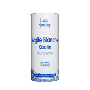 Argile blanche 100% naturelle surfine 300gr Naturado - 1 - Herboristerie du Valmont Argile blanche 100% naturelle surfine 300gr Naturado - 1 - Herboristerie du Valmont
