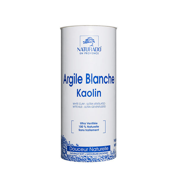 Argile blanche 100% naturelle surfine 300gr Naturado - Complément alimentaire - 1