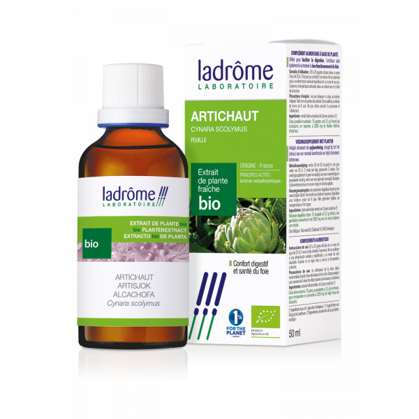 Teinture-mère Artichaut Bio - Cynara scolymus 50 ml - Ladrôme - Teintures-mère - Extraits de plantes fraîches - 1