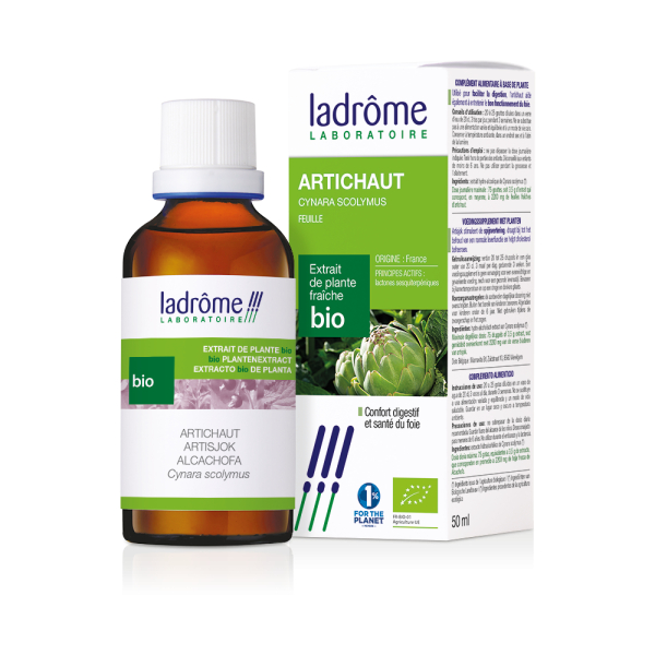 Biologische artisjok moedertinctuur - Cynara scolymus 50 ml - Ladrôme - Moedertincturen - Verse plantenextracten - 1