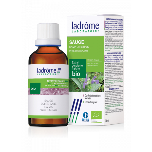 Teinture-mère Sauge Bio - Salvia officinalis 50 ml - Ladrôme - Teintures-mère - Extraits de plantes fraîches - 2
