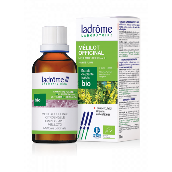 Teinture-mère Mélilot Bio - Melilotus officinalis 50 ml - Ladrôme - Teintures-mère - Extraits de plantes fraîches - 1