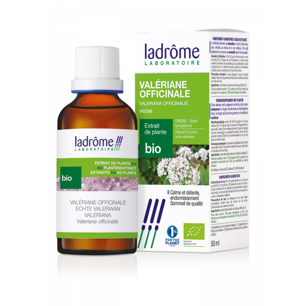 Teinture-mère Valériane Bio - Val. officinalis - 50 ml - Ladrôme - Teintures-mère - Extraits de plantes fraîches - 1