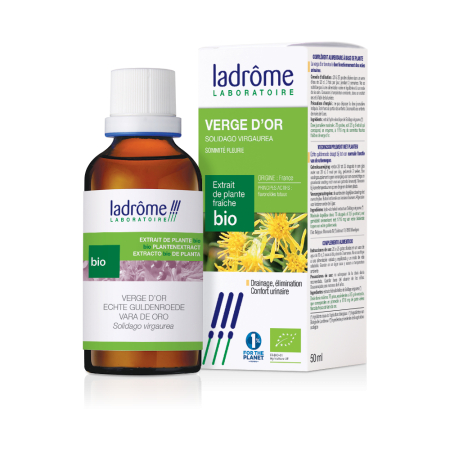 Bio Goldruten Urtinktur - Solidago virgaurea 50 ml - Ladrôme - Urtinkturen - Frischpflanzenextrakte - 1