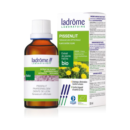 Teinture-mère Pissenlit Bio Taraxacum officinale 50 ml - Ladrôme - Teintures-mère - Extraits de plantes fraîches - 2